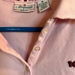 AEROPOSTALE slim fit, women’s size M, pink 3/4 sleeve T-shirt